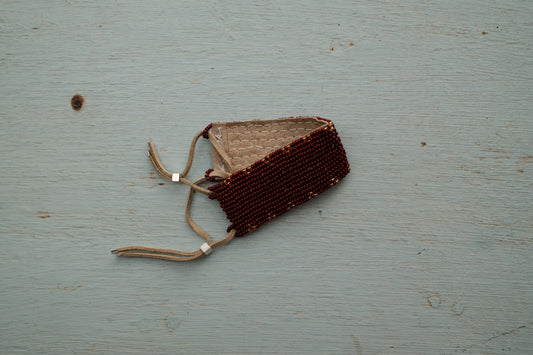 Narrow 3 Dot Triangle Leather Bracelet