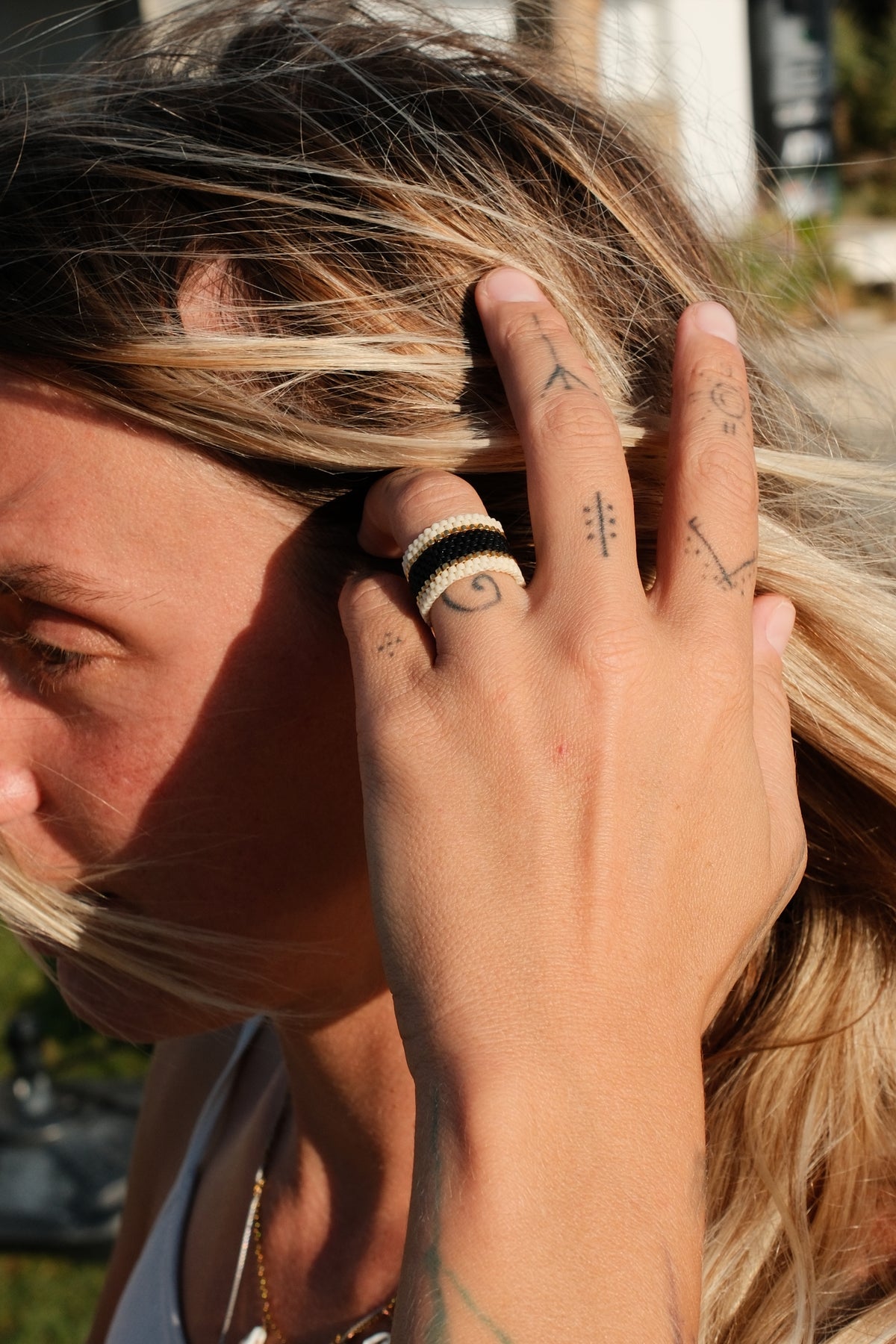 Wide Woven Ring