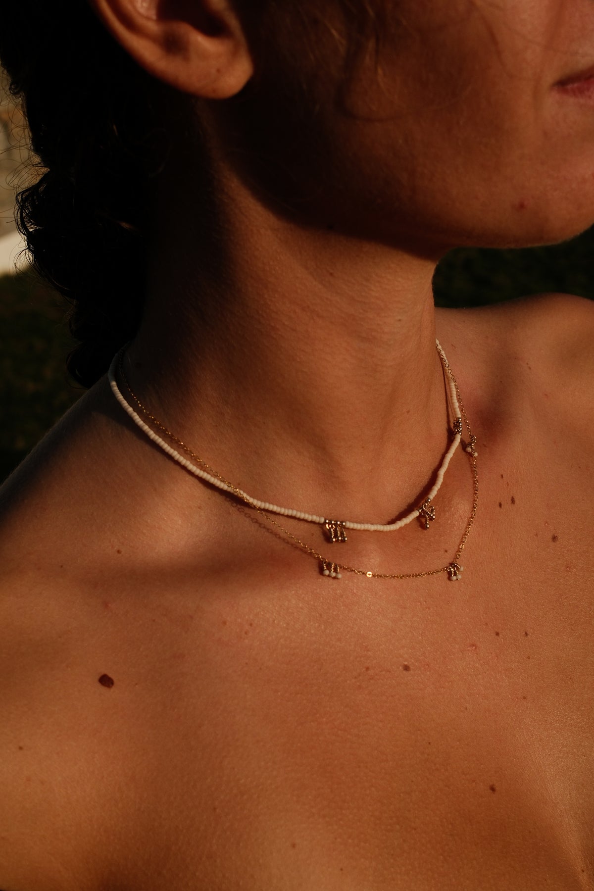 Layered Cluster necklace