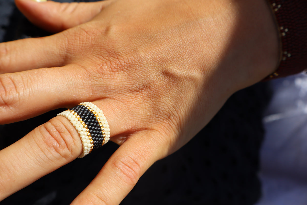 Wide Woven Ring